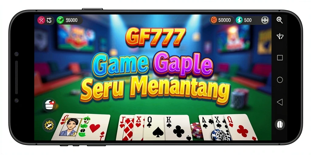 Screenshot gameplay Gaple di GF777 yang menampilkan suasana seru.