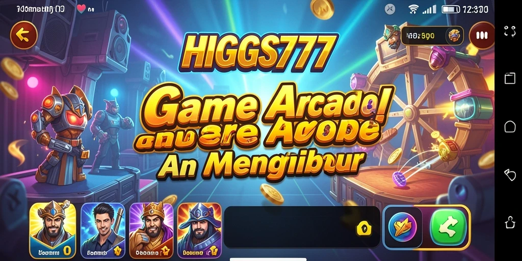 Screenshot HIGGS777 menampilkan gameplay halus dan karakter menarik.