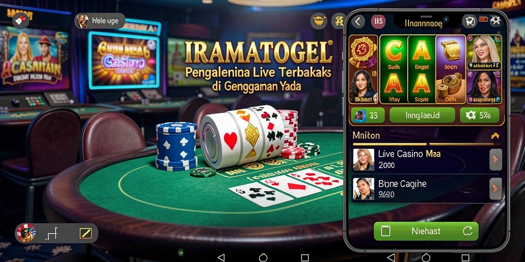 Tampilan gameplay real-time di IRAMATOGEL yang memukau.