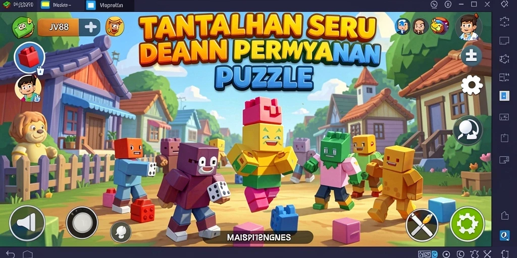 Gameplay seru JV88 dengan teka-teki menantang.