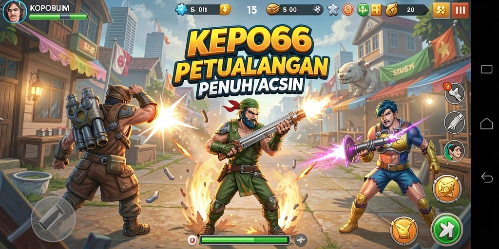 Tangkapan layar gameplay KEPO66 yang menampilkan aksi seru dalam game Arcade.