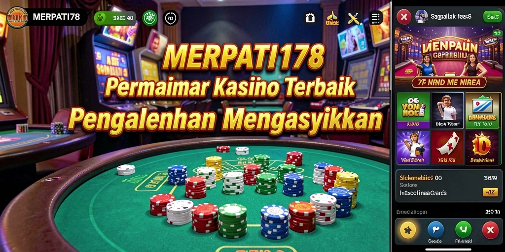Tampilan menawan gameplay Kasino di MERPATI178.