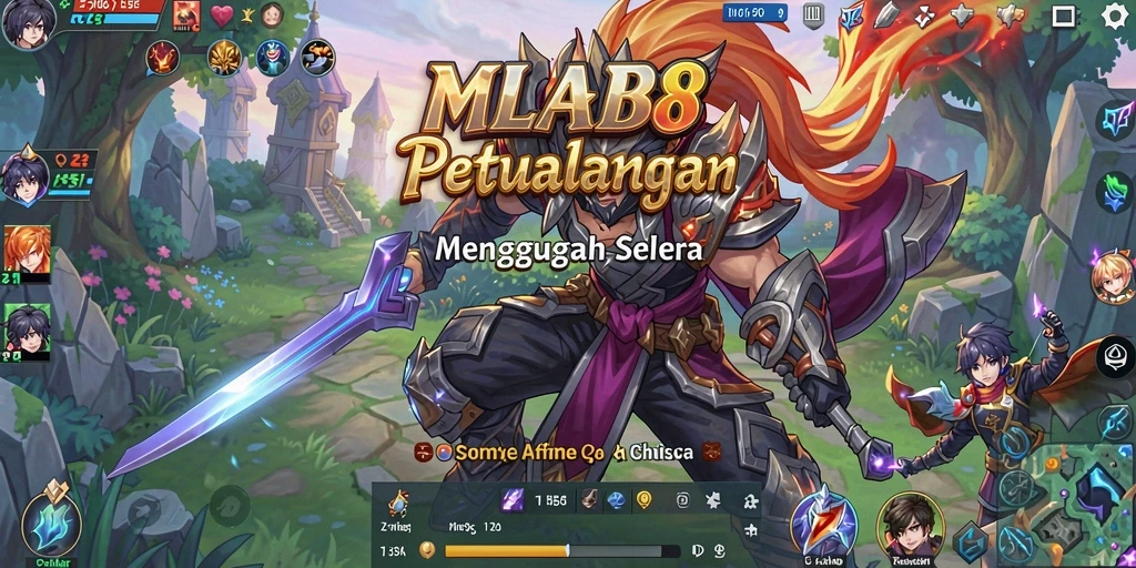 Gameplay seru dari MLBB8 dengan karakter Anime yang menarik.