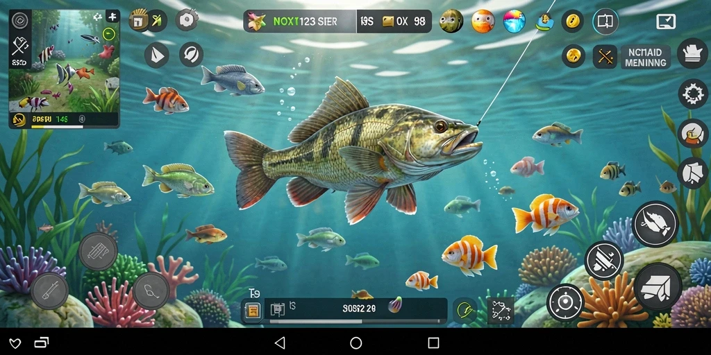 Tangkapan ikan yang menakjubkan di NOX123 gameplay.