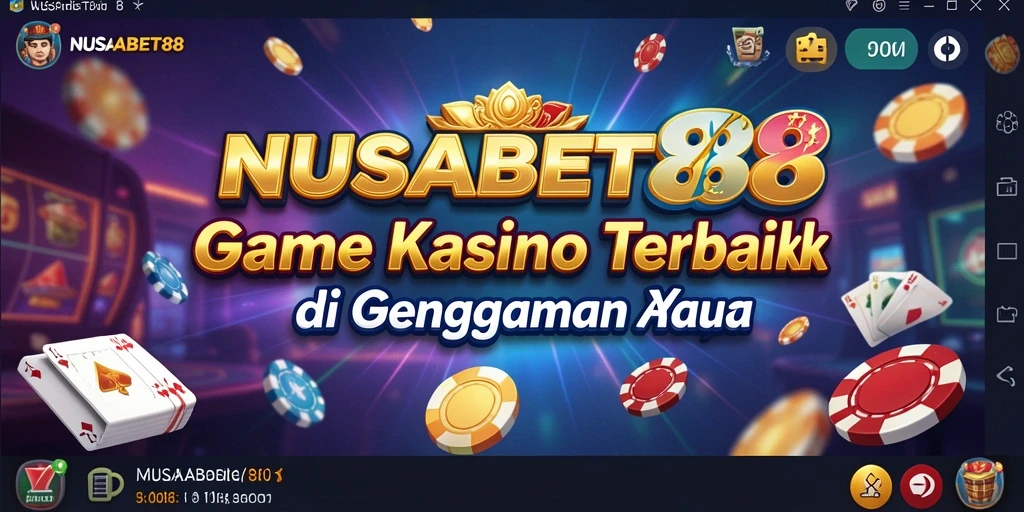 Screenshot gameplay NUSABET88 menampilkan pengalaman Kasino yang mendebarkan.