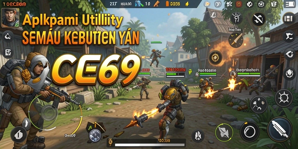 Tampilan utama OCE69 menampilkan antarmuka aplikasi Utility yang sederhana dan fungsional.