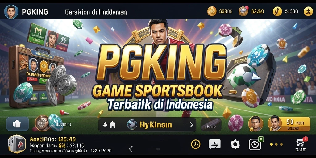 Screenshot PGKING menampilkan antarmuka taruhan olahraga yang menarik.