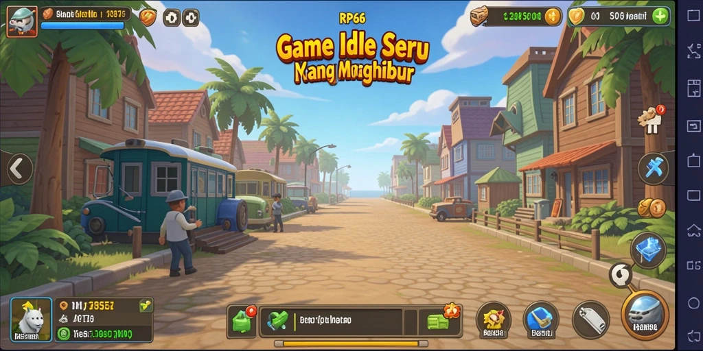 Tampilan screenshot RP66 menampilkan gameplay Idle yang menarik dan mudah dipahami.
