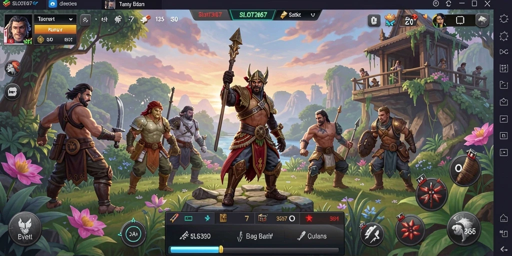 Screenshot menunjukkan gameplay SLOT367 yang luas dan interaktif.
