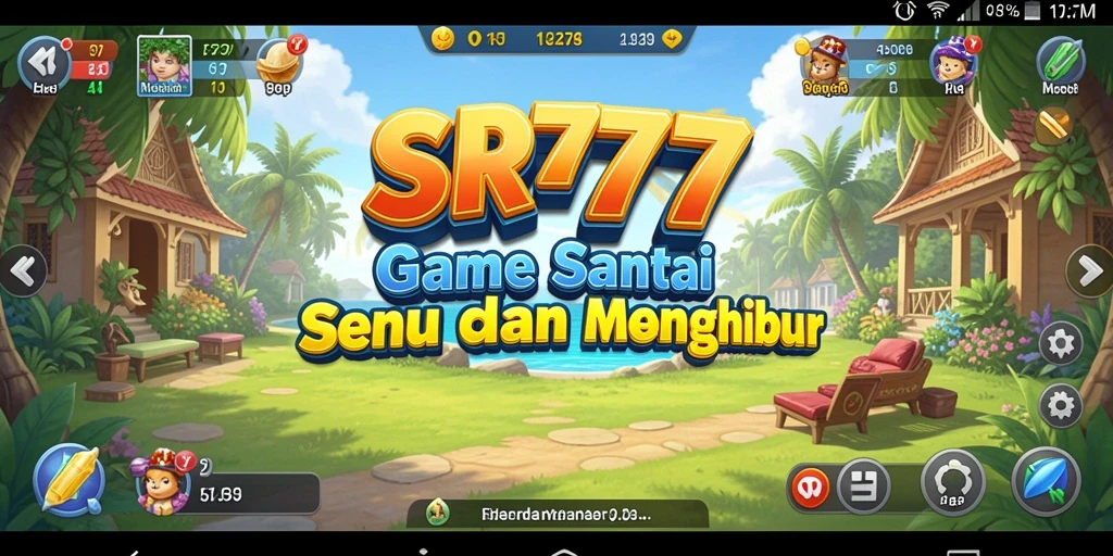 Tampilan gameplay menarik SR777 yang menghibur dan santai.