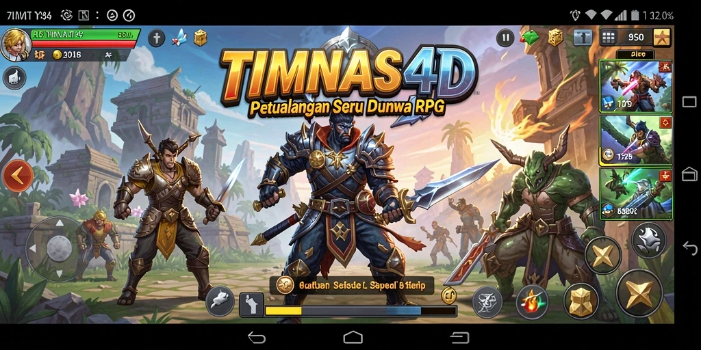 Tampilan menarik dari gameplay RPG TIMNAS4D yang penuh petualangan.
