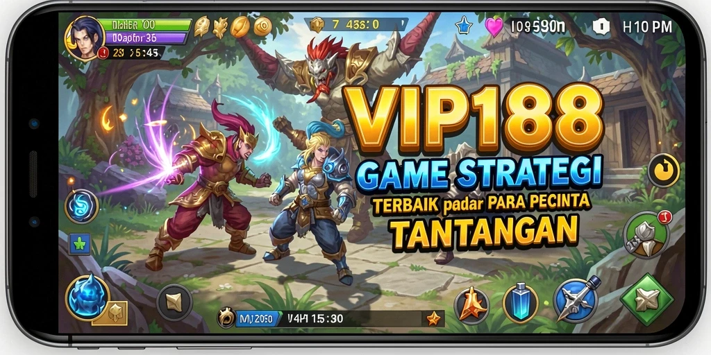 Tangkapan layar VIP188 menampilkan aksi strategis yang mendebarkan.