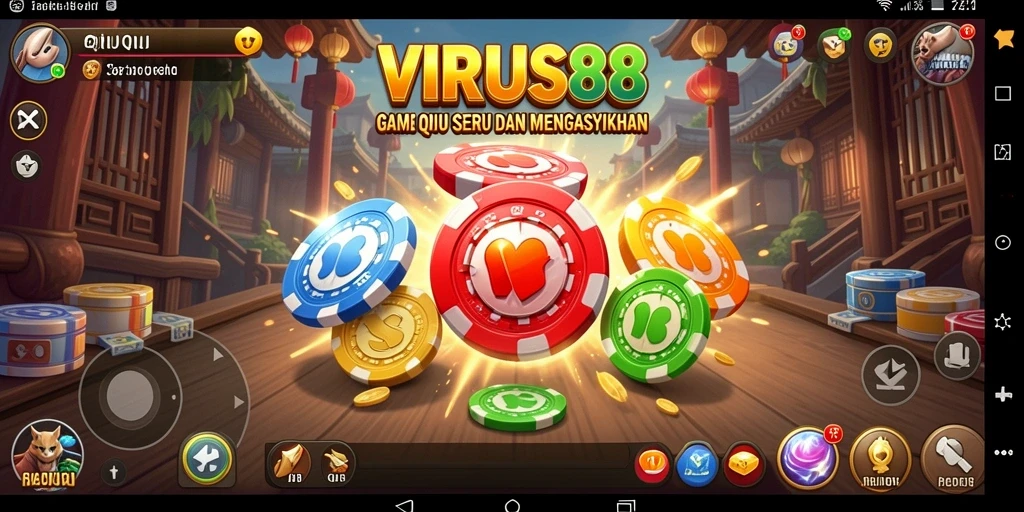 Screenshot gameplay QiuQiu dari VIRUS88 yang menampilkan aksi seru.